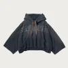 SWT Knit DEVIL Hoodie (KAPITAL Embroidery) - Black