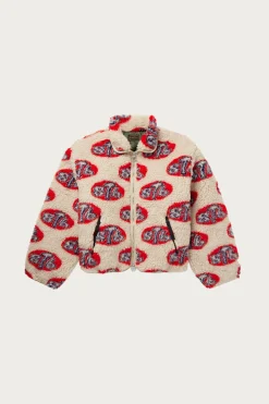 8T6 Boa Fleece Drizzler JKT - Natural