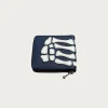 THUMB-UP BONE BAND ZIP Wallet - Navy