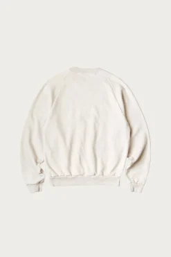 TOP SWT Knit Raglan Crew SWT (TH.D.D.PEACE) - Natural