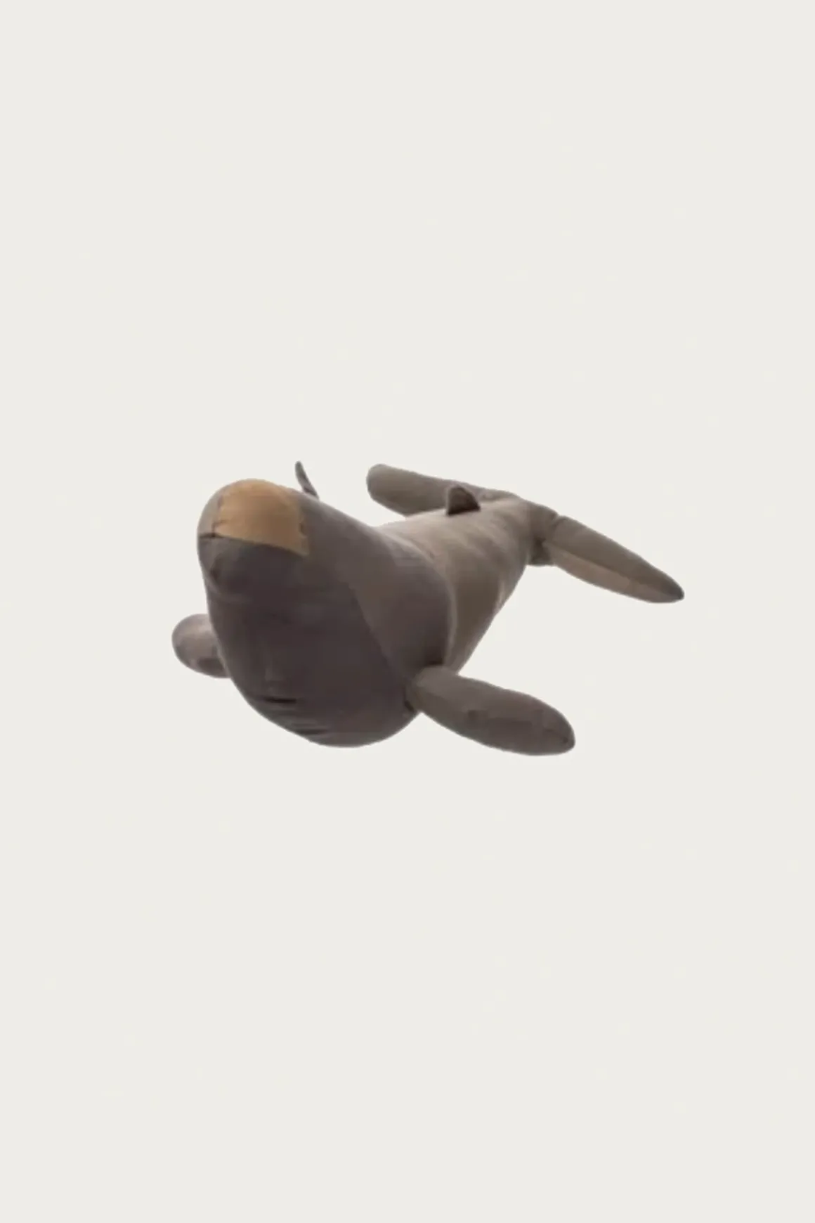 Vintage Fabric Stuff Animal - Whale