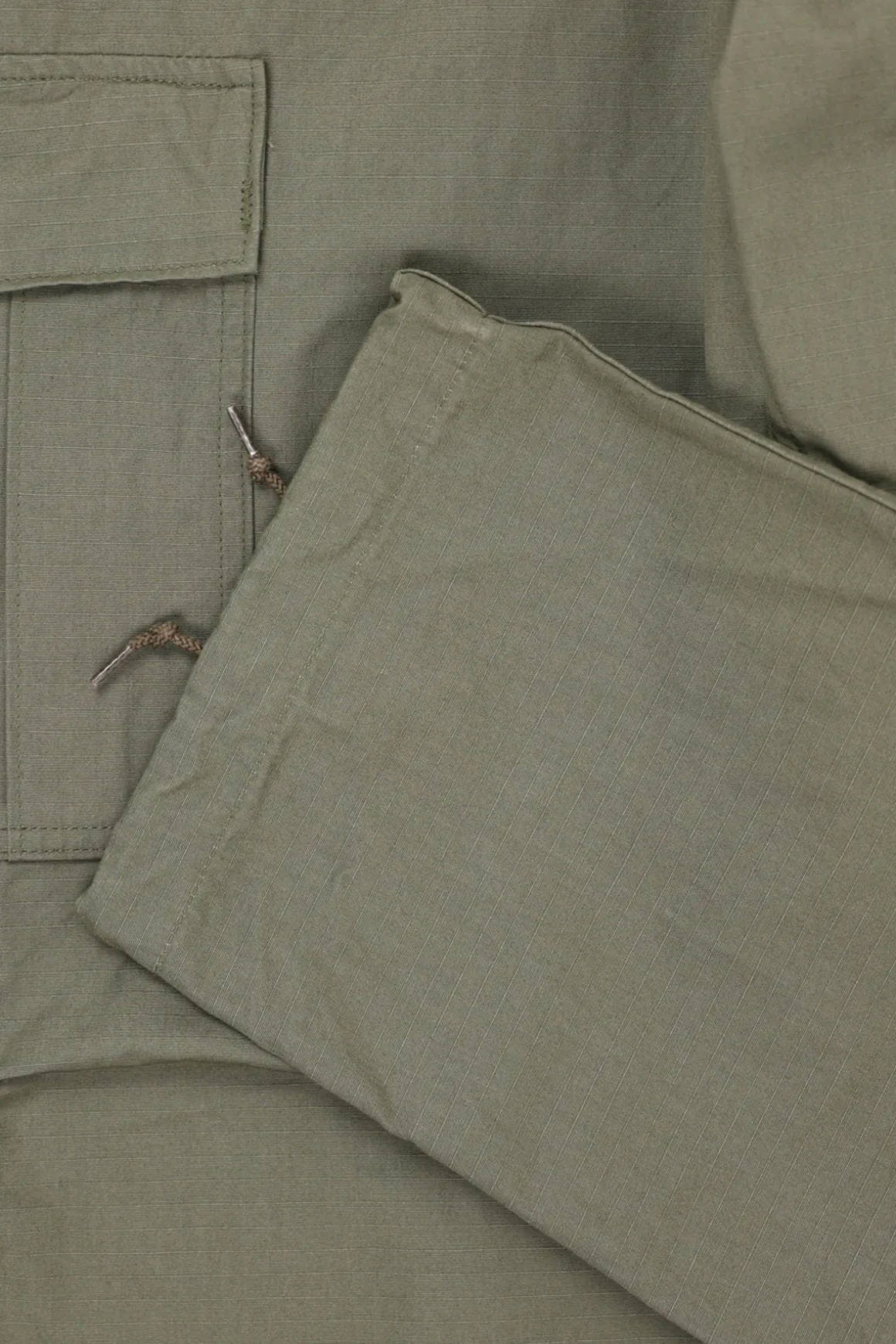 Vintage Fit 6 Pocket Cargo Pant - Olive Ripstop
