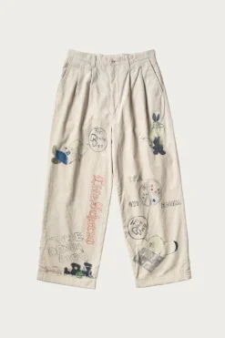 14W Corduroy IVY Pants (Memorial Paint Model) - Beige