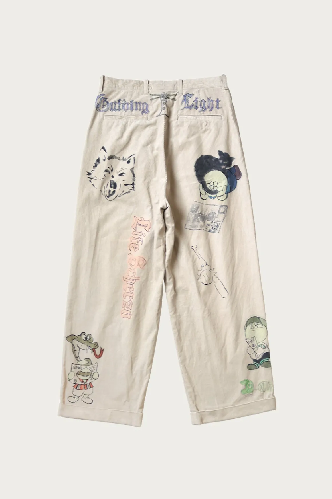 14W Corduroy IVY Pants (Memorial Paint Model) - Beige