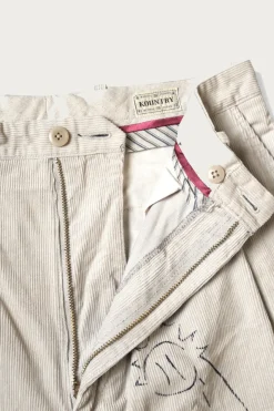 14W Corduroy IVY Short Pants (Memorial Paint Model) - Beige