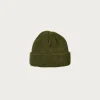 Waffle Watch Cap - Olive Green