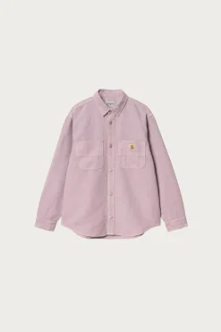 Walter Shirt Jacket - Garment Dyed Pink Fog