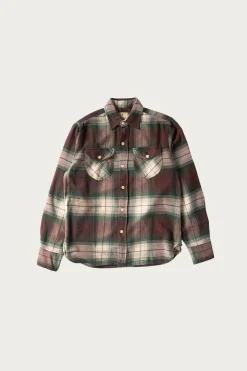 Washed Flannel Workshirt - Grizzly Shadow Plaid