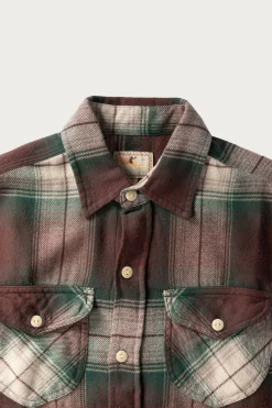 Washed Flannel Workshirt - Grizzly Shadow Plaid