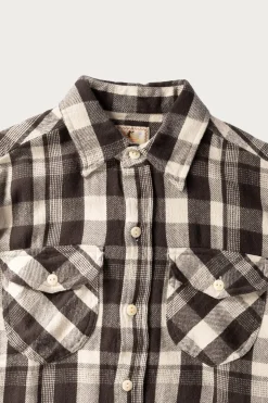 Washed Flannel Workshirt - Night Pitch