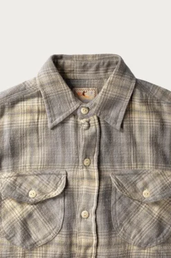 Washed Flannel Workshirt - Late Frost