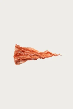 WASHER Crinkle Silk Neckerchief (PECOS Paisley) - Peach
