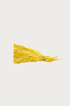 WASHER Crinkle Silk Neckerchief (PECOS Paisley) - Yellow