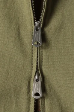 Water-Repellent Canvas ZIP-UP KAYAK PAW-PAW Blouson - Khaki