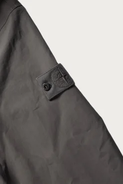 Weatherproof Cotton Canvas Parka - Grey