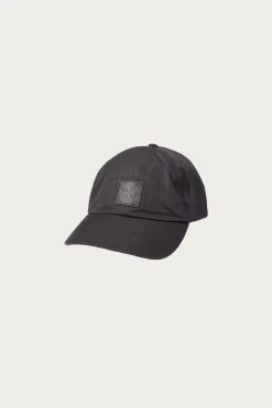 Weatherproof Cotton Canvas Cap - Black