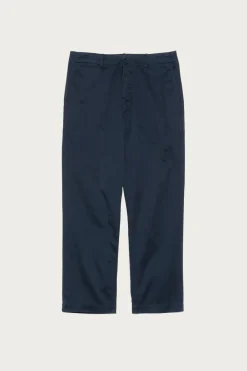 Wide Chino Pants - Navy