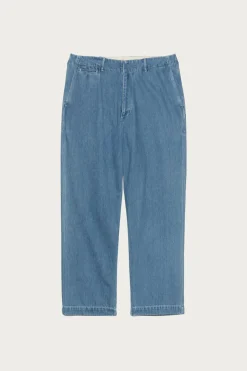Wide Denim Pants - Light Indigo