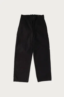 Wide Fit French Work Pants - Black