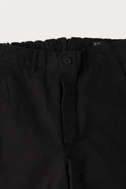 Wide Fit French Work Pants - Black