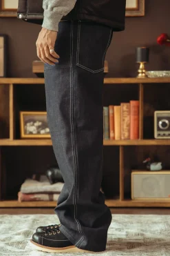 WWII Denim Work Trousers - Indigo